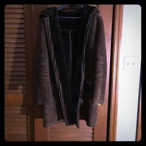 🔥KENNETH COLE REACTION🔥warm suede coat🔥MEDIUM